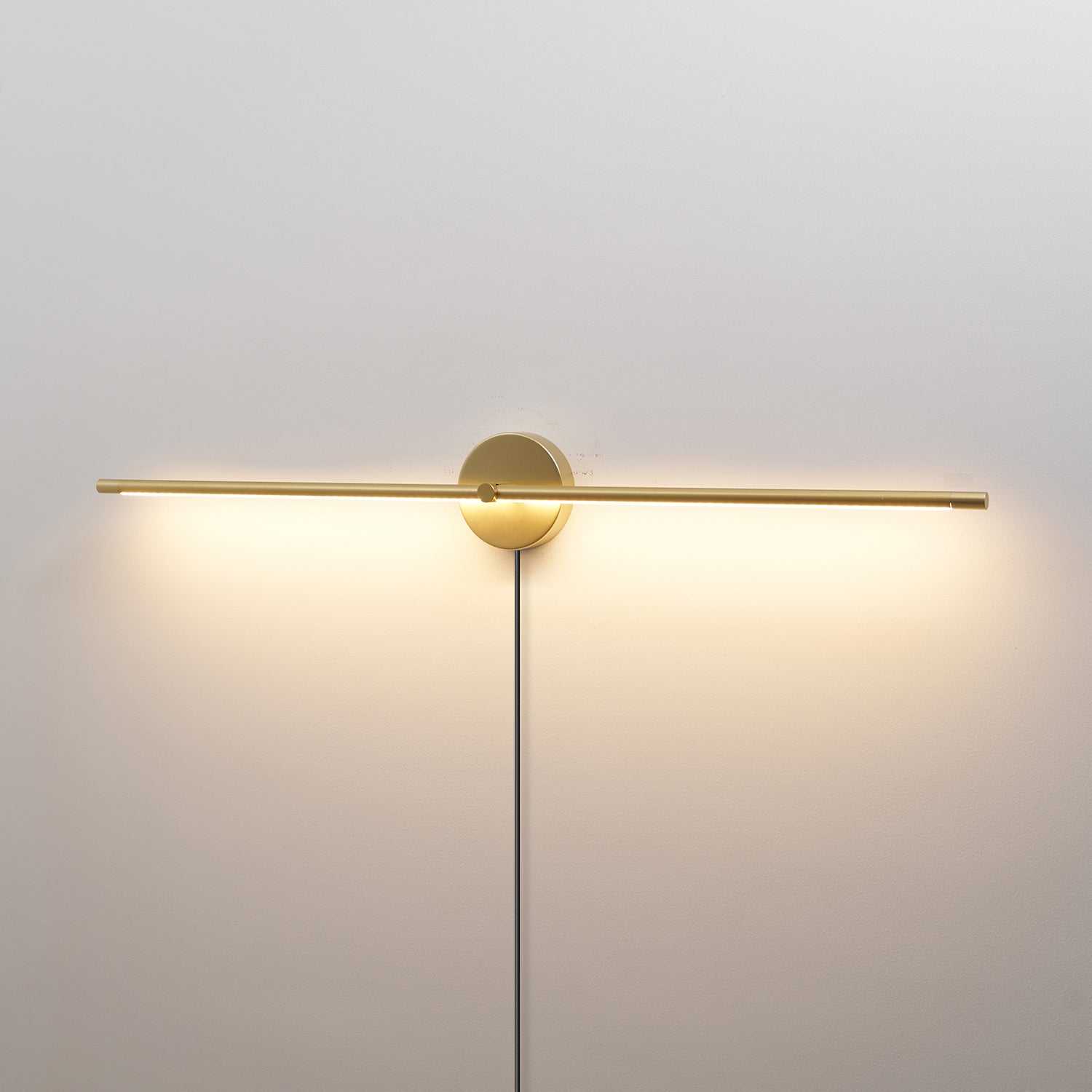 Minimalist Modern Minimalist Linear LED Plug-in Wall Lamp-Neutral Decor