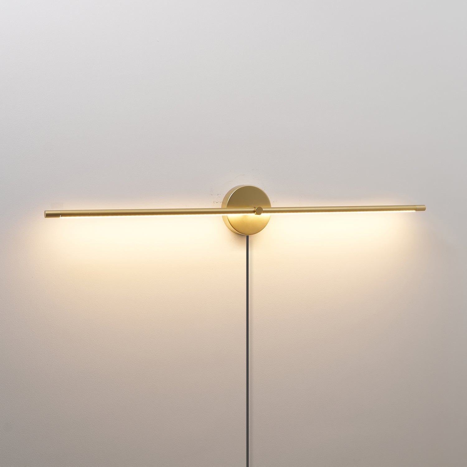 Minimalist Modern Minimalist Linear LED Plug-in Wall Lamp-Neutral Decor