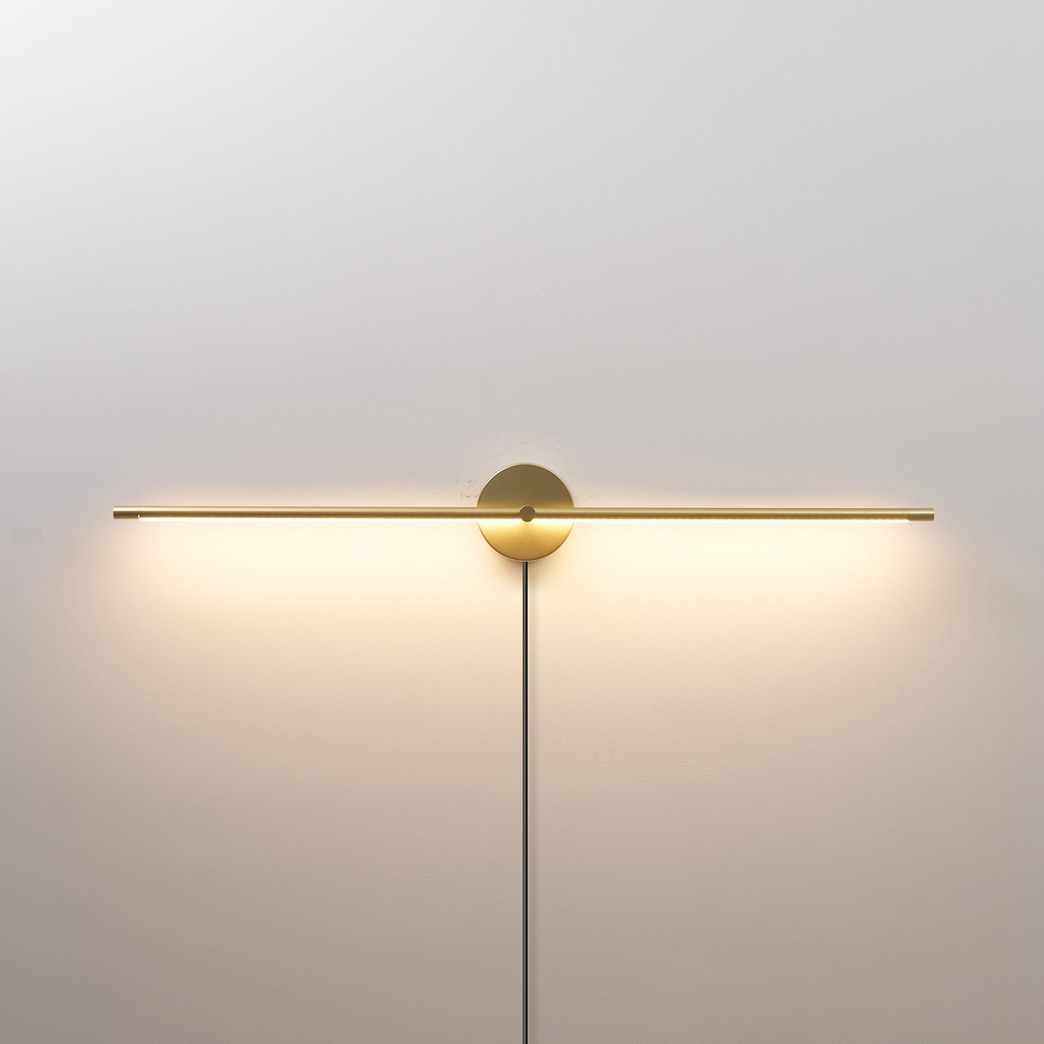 Minimalist Modern Minimalist Linear LED Plug-in Wall Lamp-Neutral Decor