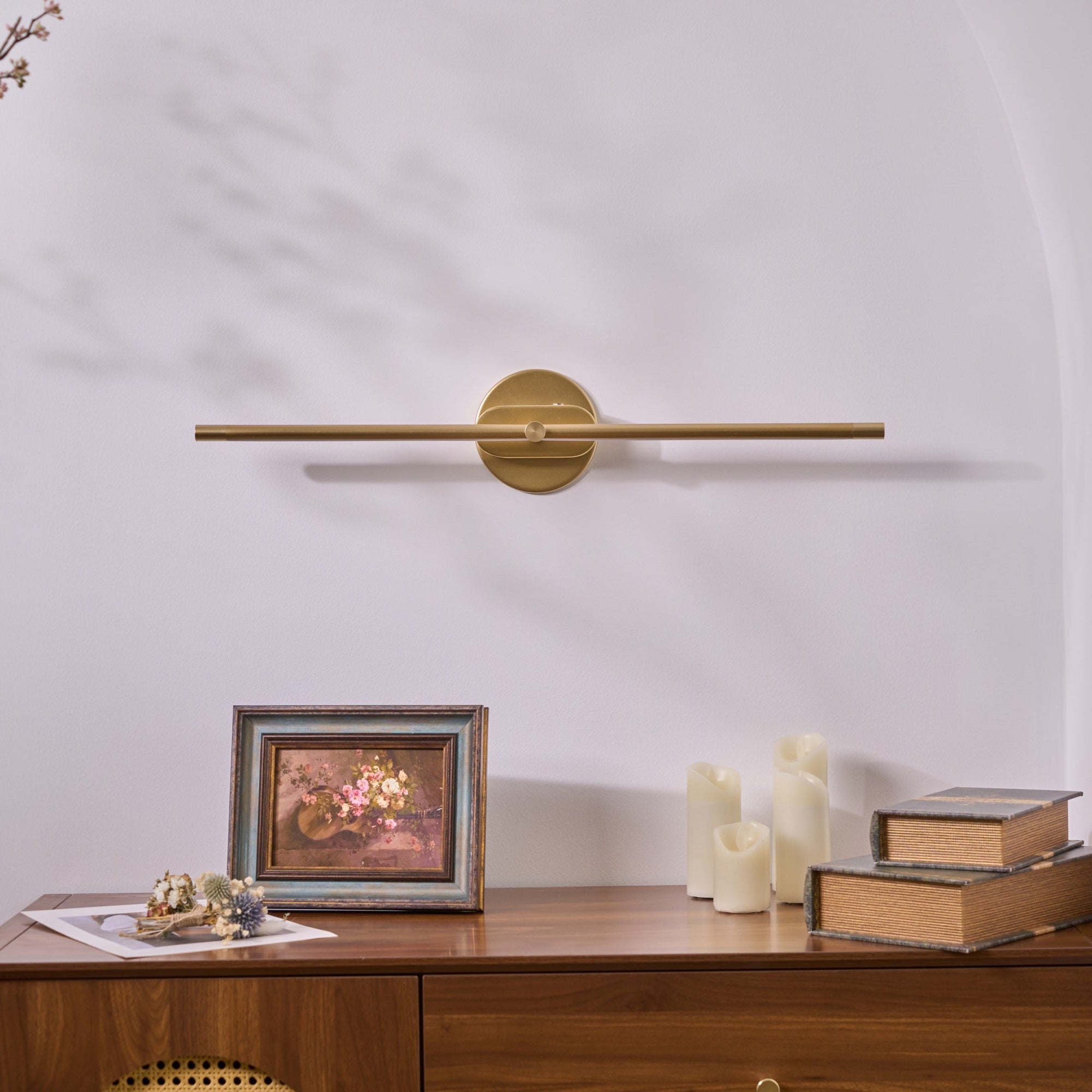Lustra Wall Lamp Minimalist Linear Rechargeable-Neutral Decor