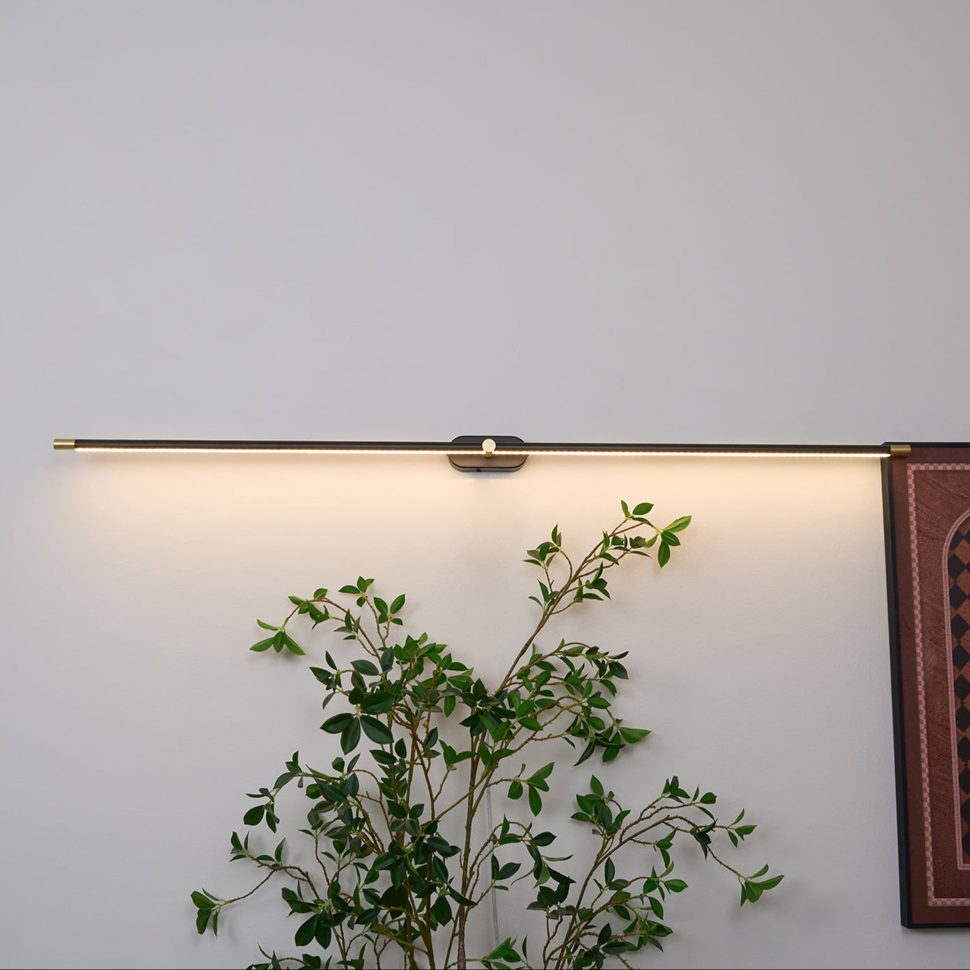 Lustra Wall Lamp Minimalist Linear Rechargeable-Neutral Decor