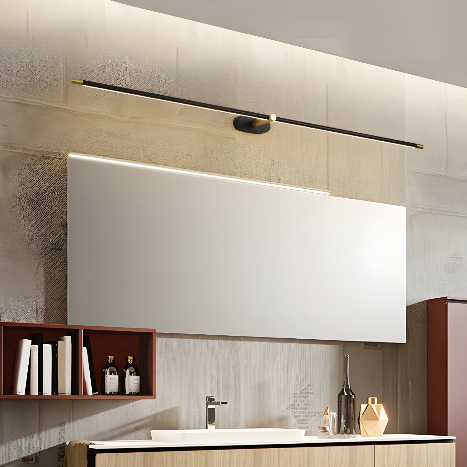 Lustra Wall Lamp Linear Minimalist-Neutral Decor