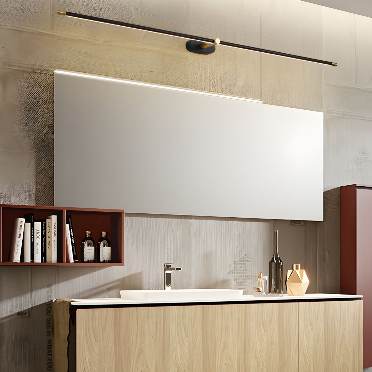 Lustra Wall Lamp Linear Minimalist-Neutral Decor