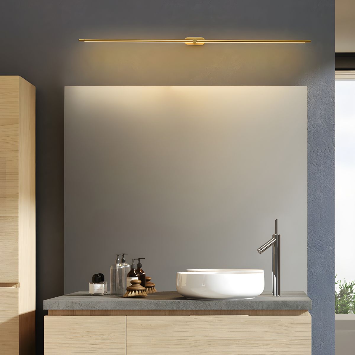 Lustra Wall Lamp Linear Minimalist-Neutral Decor