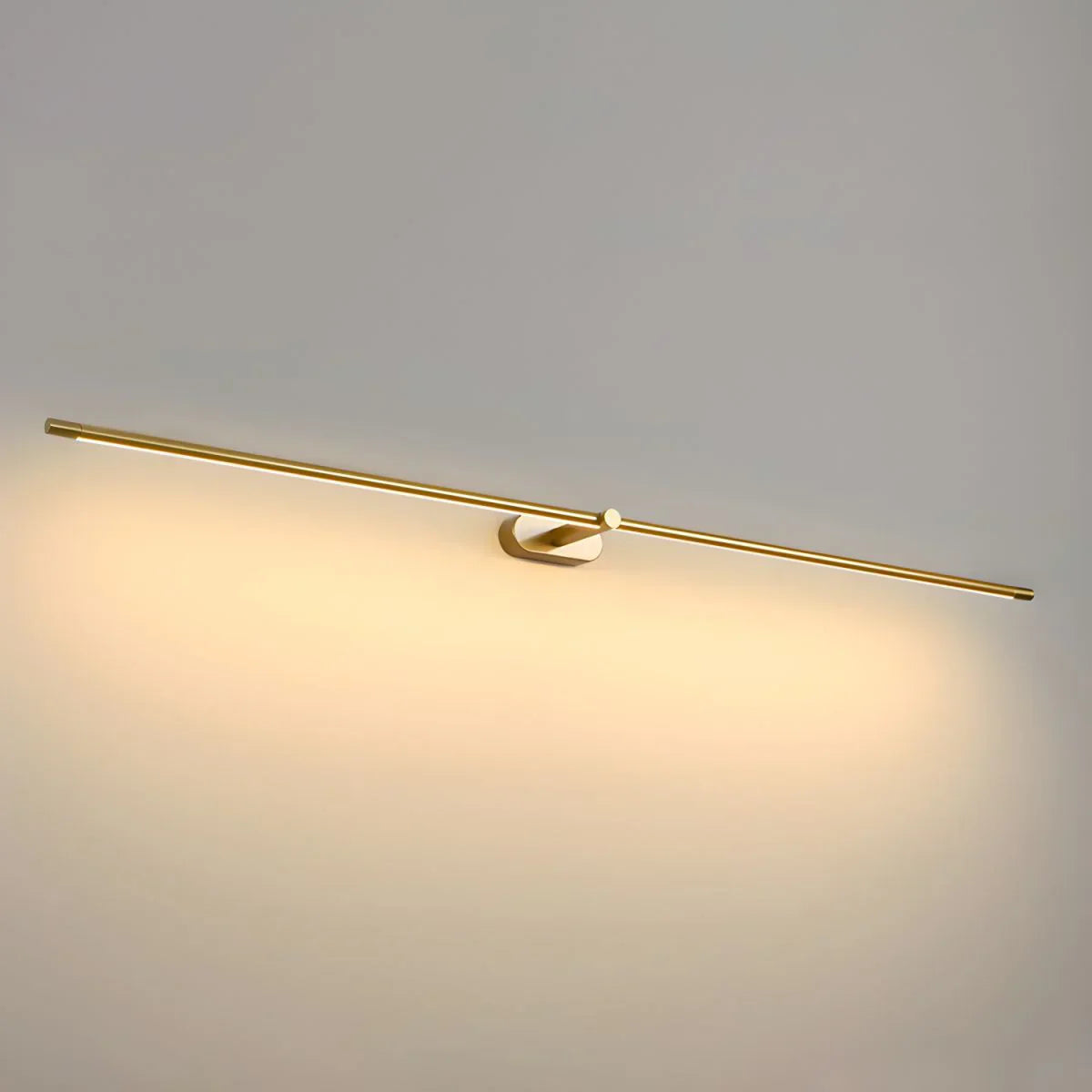 Ivox Minimalist Linear Wall Lamp Gold&Black - Neutral Decor