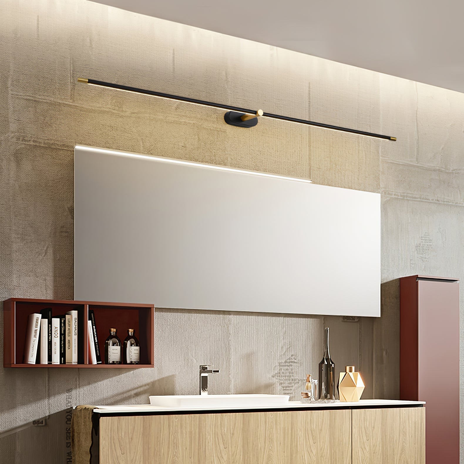 Lustra Wall Lamp Linear Minimalist-Neutral Decor