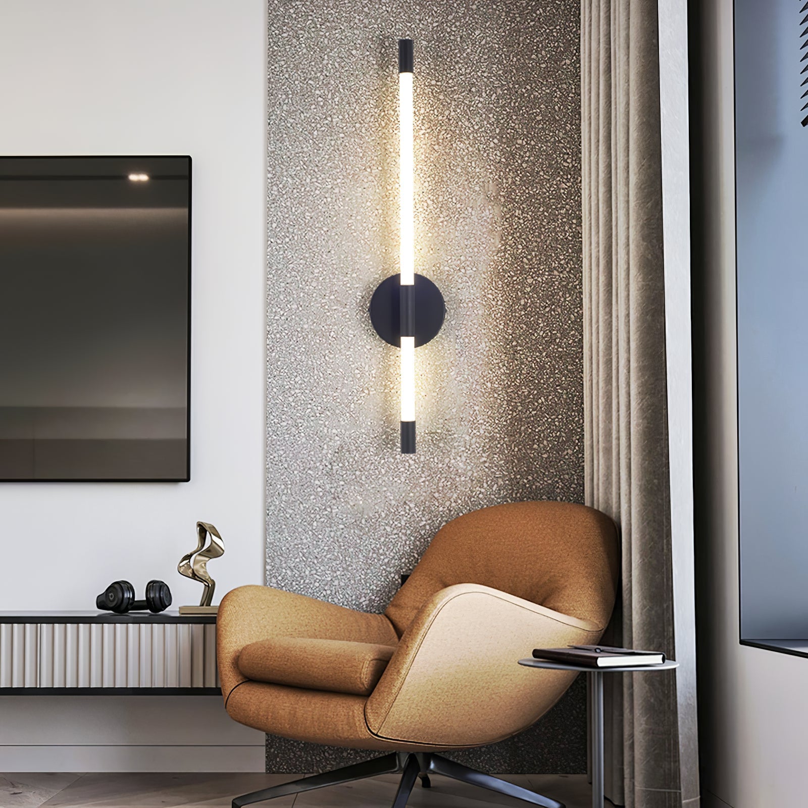 Cithayra Classic Minimalist Vertical Sconce Wall lamp-Neutral Decor
