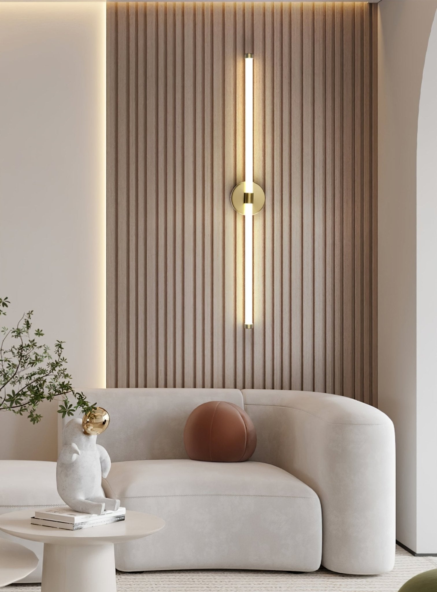 Cithayra Classic Minimalist Vertical Sconce Wall lamp-Neutral Decor