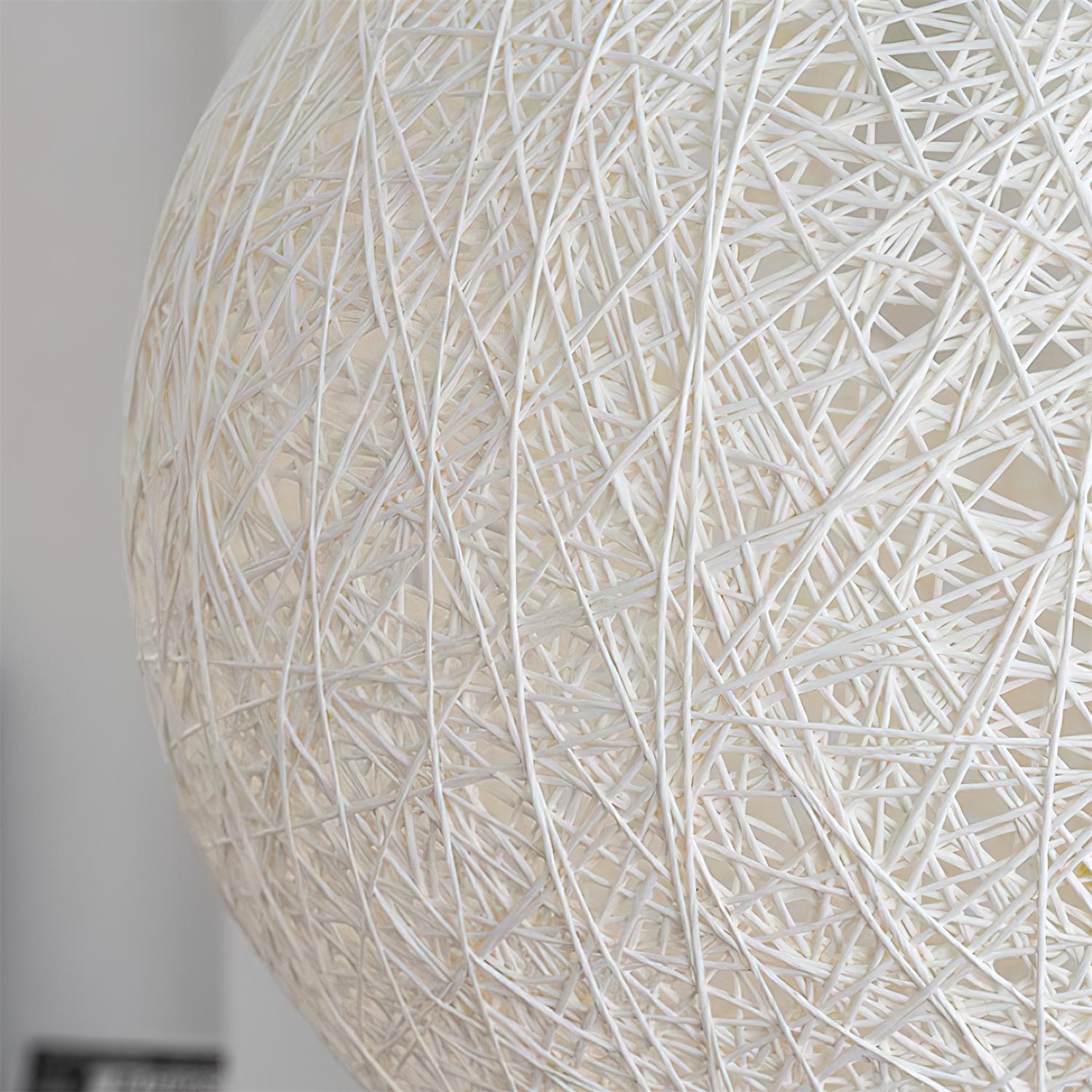 Rovira Pendant Light Hemp Rattan Sphere Bohemian-Neutral Decor