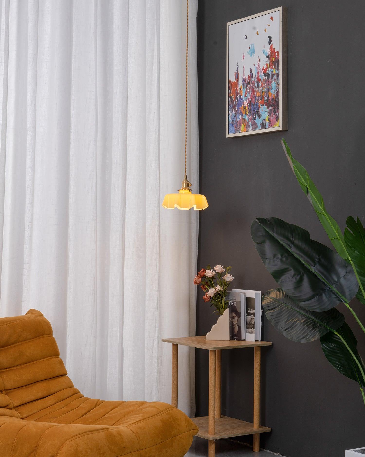 Lustra Pendant Light French Flower for Dining Room-Neutral Decor