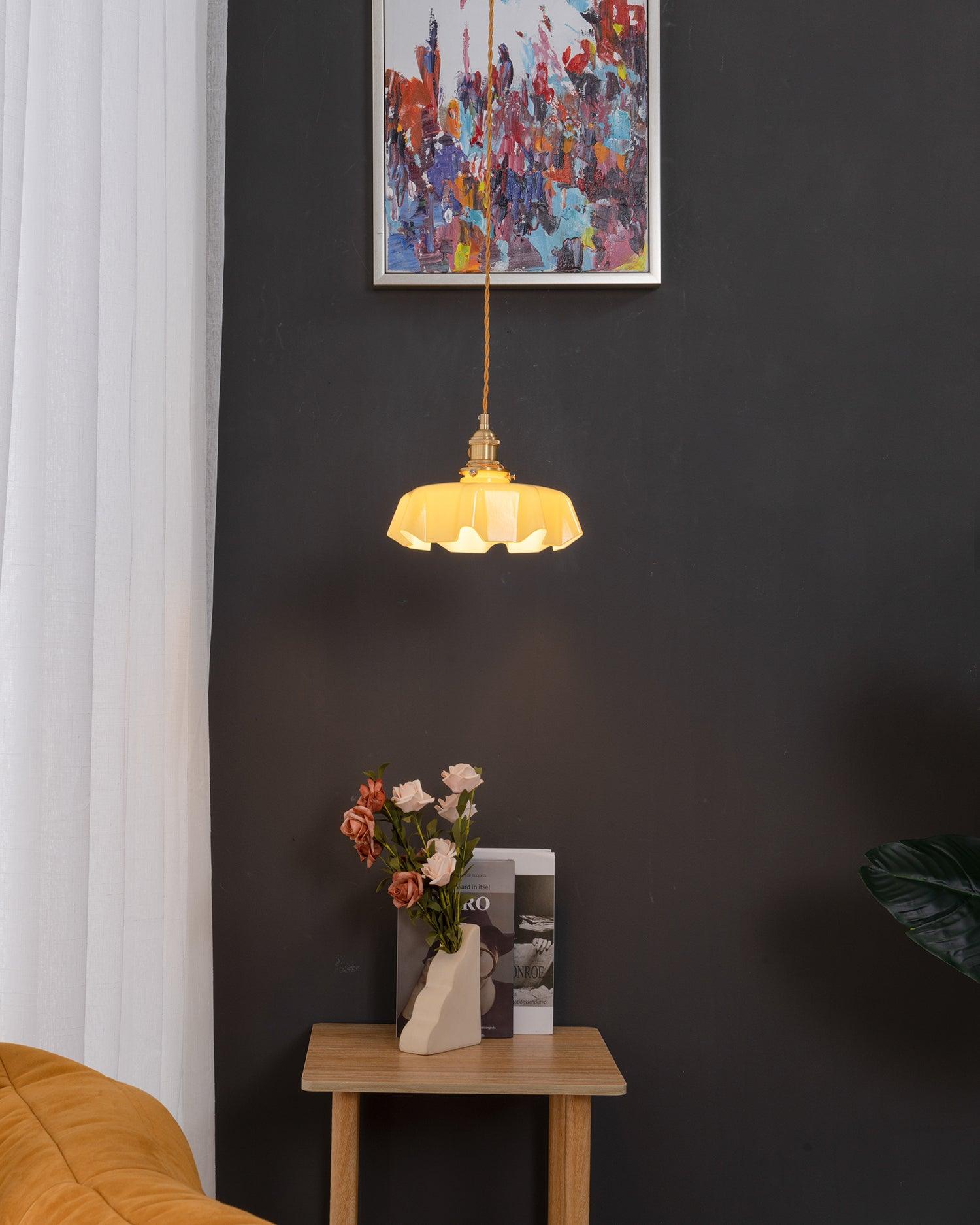Lustra Pendant Light French Flower for Dining Room-Neutral Decor