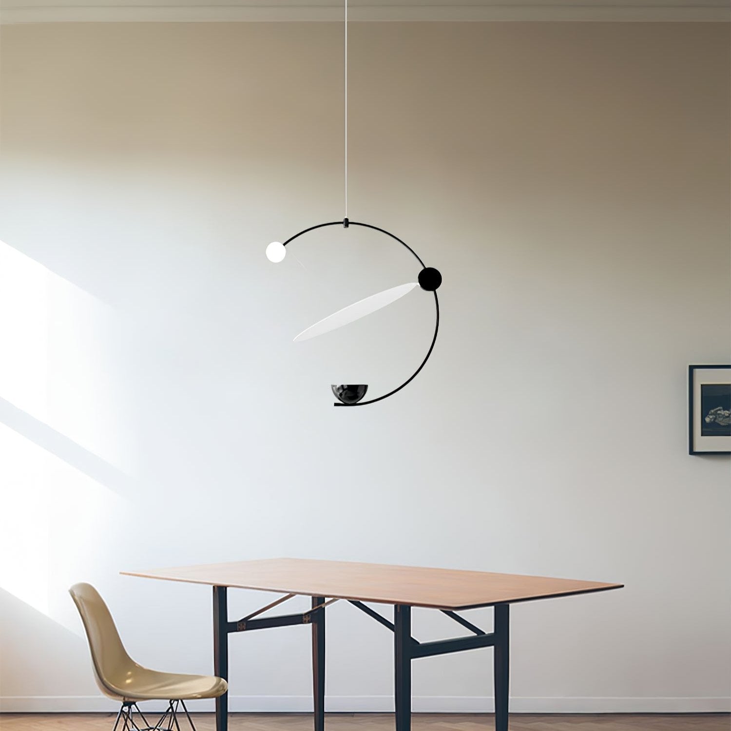 Bane Geometric Pendant Light-Neutral Decor