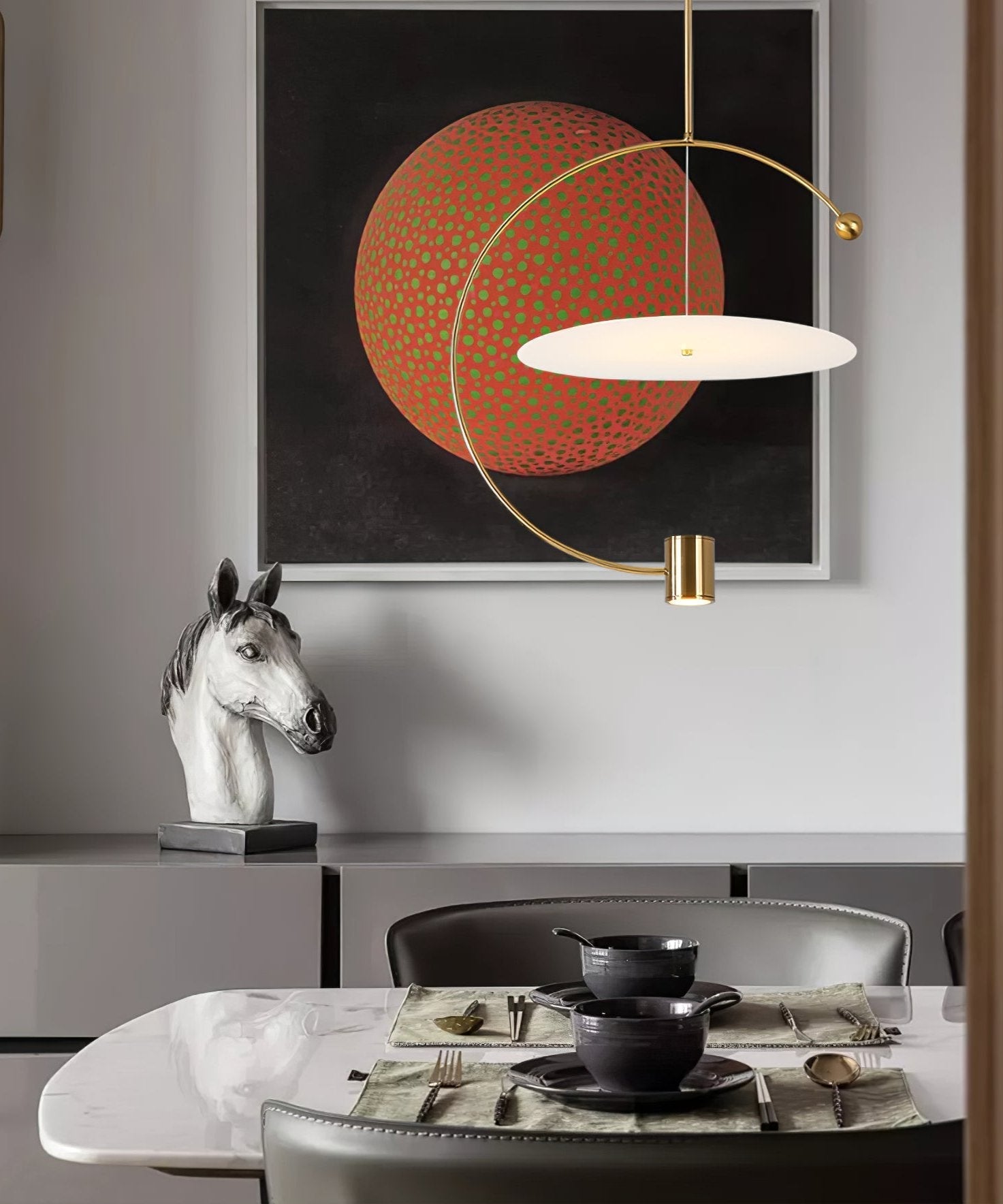 Bane Geometric Pendant Light-Neutral Decor
