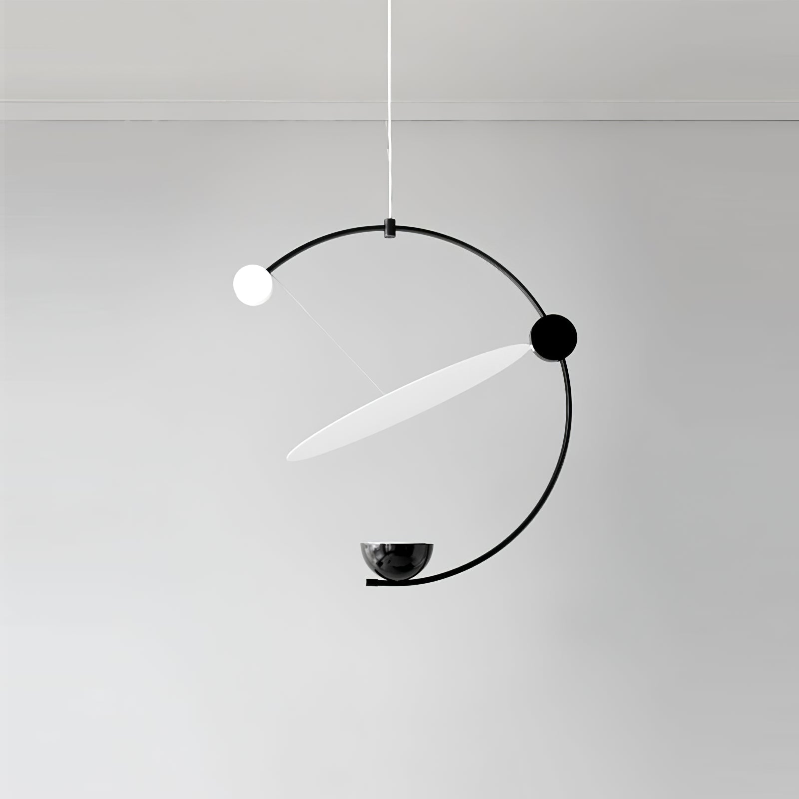 Bane Geometric Pendant Light-Neutral Decor