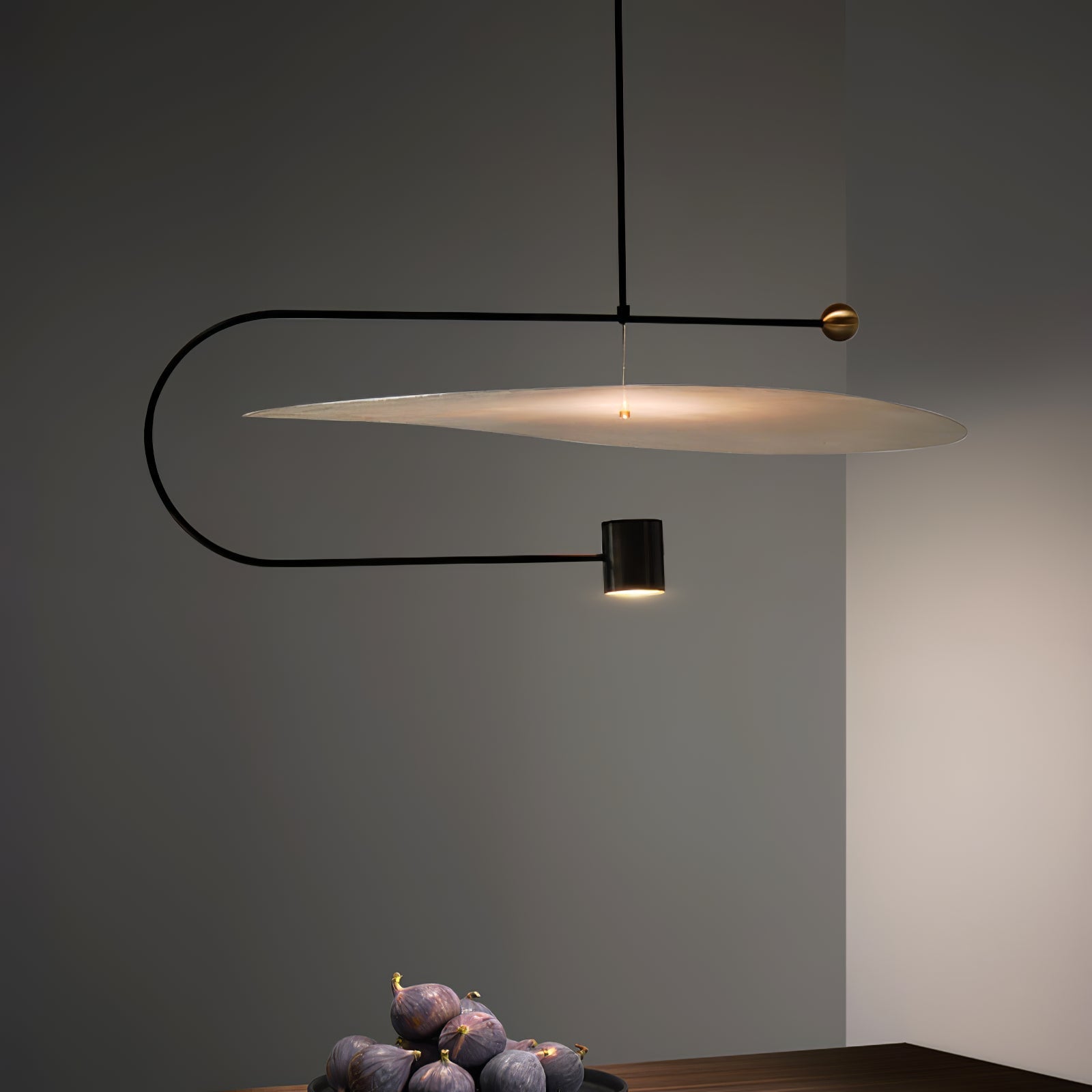 Bane Geometric Pendant Light-Neutral Decor