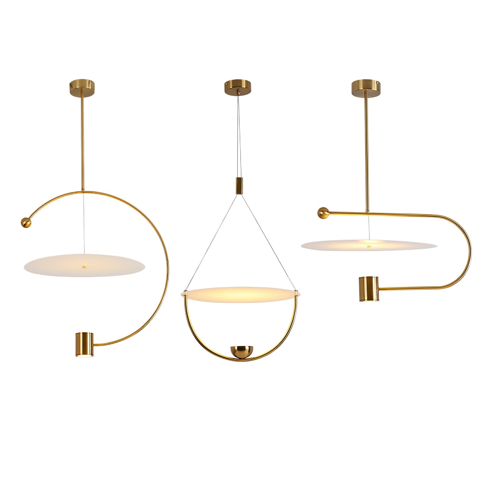 Bane Geometric Pendant Light-Neutral Decor