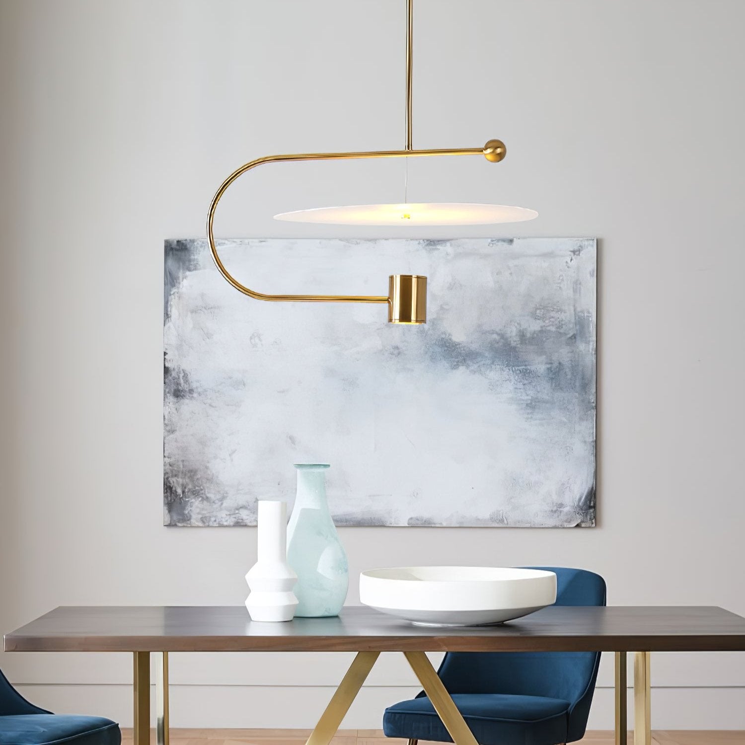 Bane Geometric Pendant Light-Neutral Decor