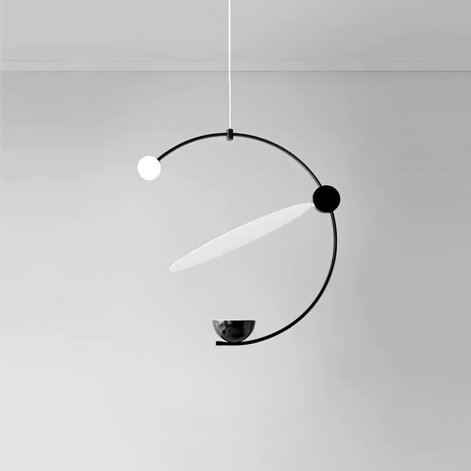 Bane Geometric Pendant Light-Neutral Decor