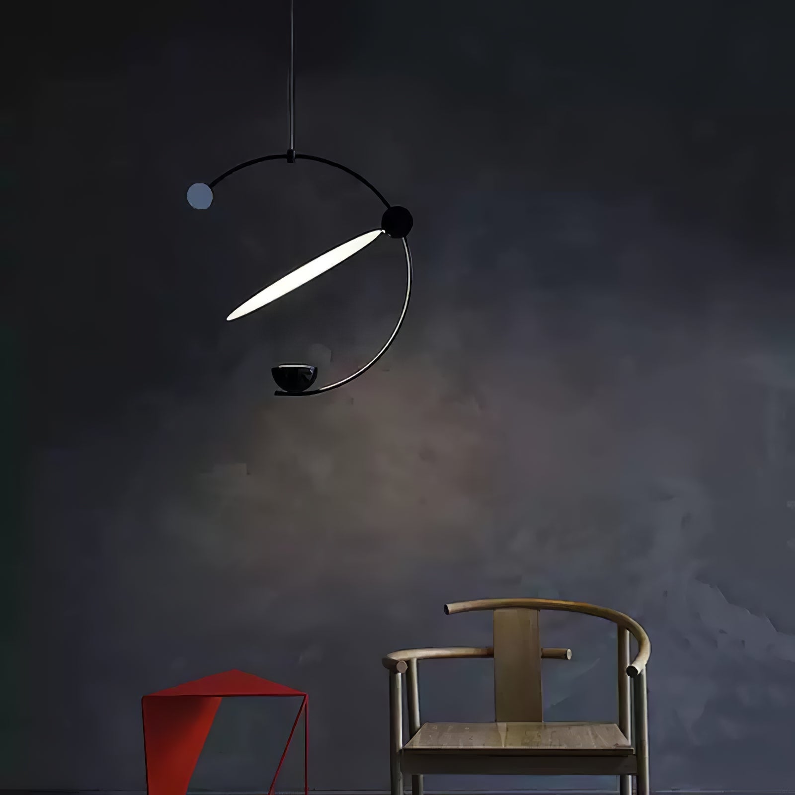 Bane Geometric Pendant Light-Neutral Decor