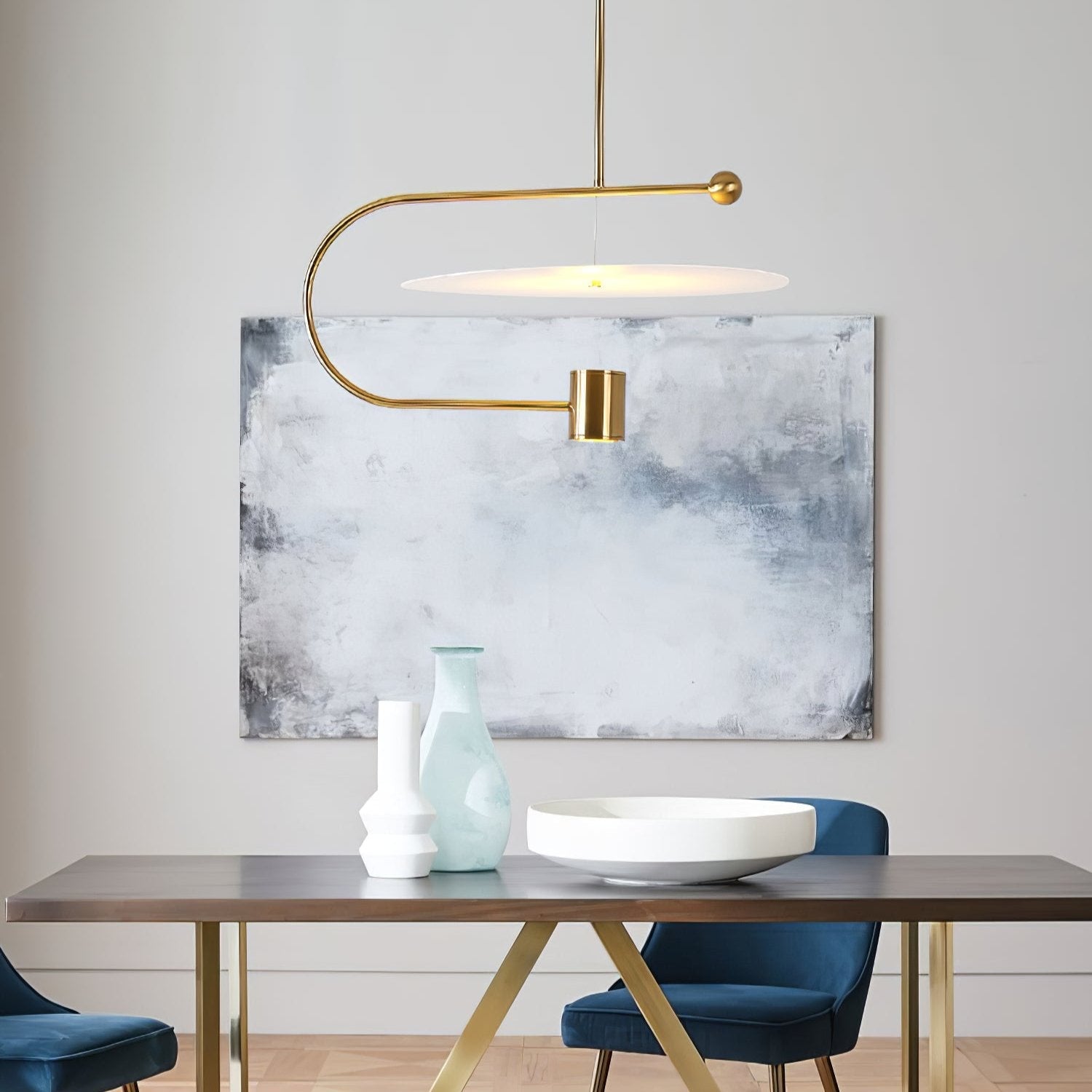 Bane Geometric Pendant Light-Neutral Decor