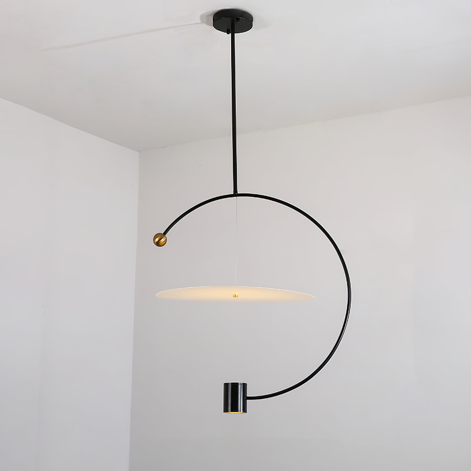 Bane Geometric Pendant Light-Neutral Decor
