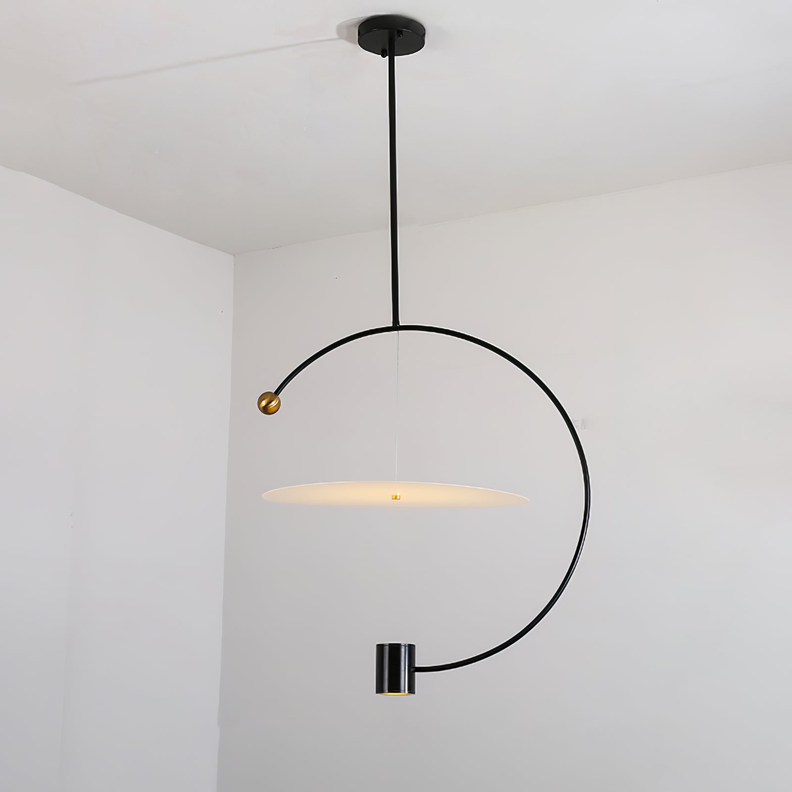 Bane Geometric Pendant Light-Neutral Decor