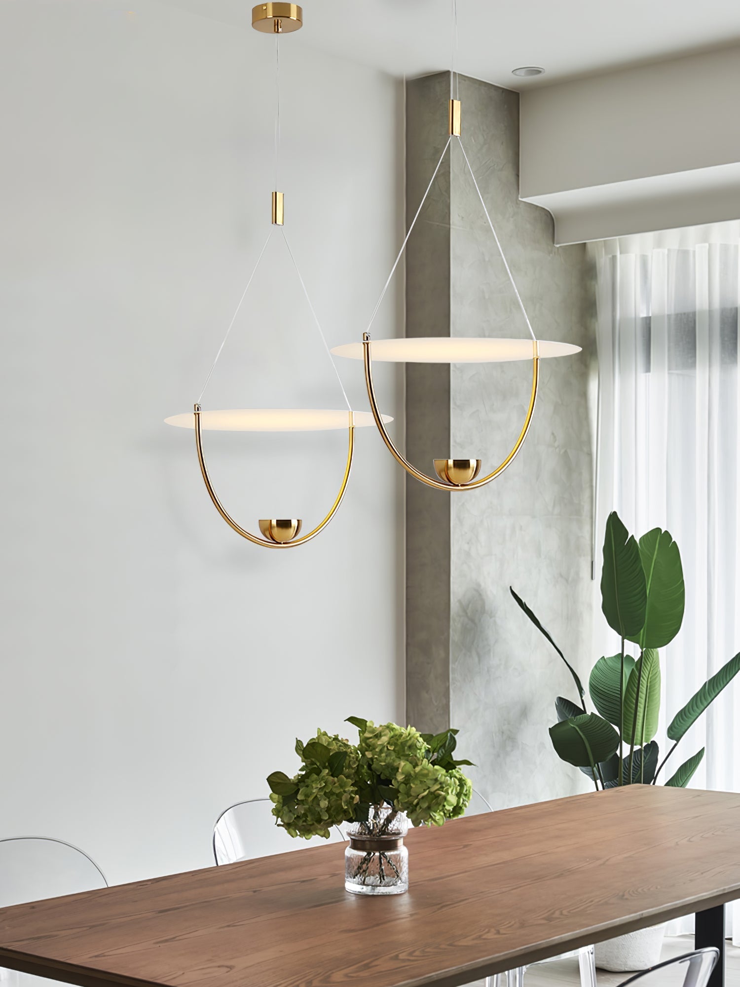 Bane Geometric Pendant Light-Neutral Decor