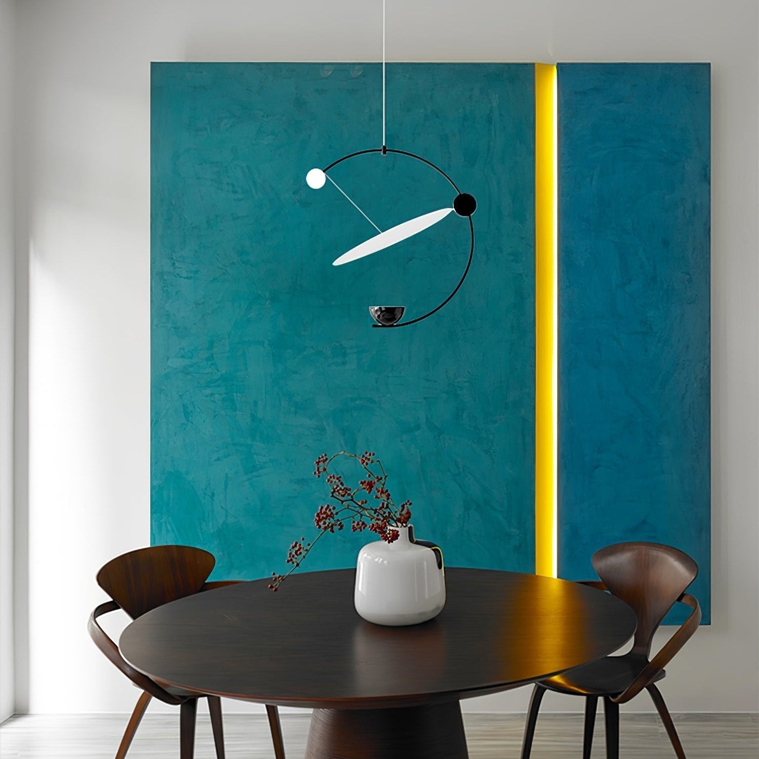 Bane Geometric Pendant Light-Neutral Decor