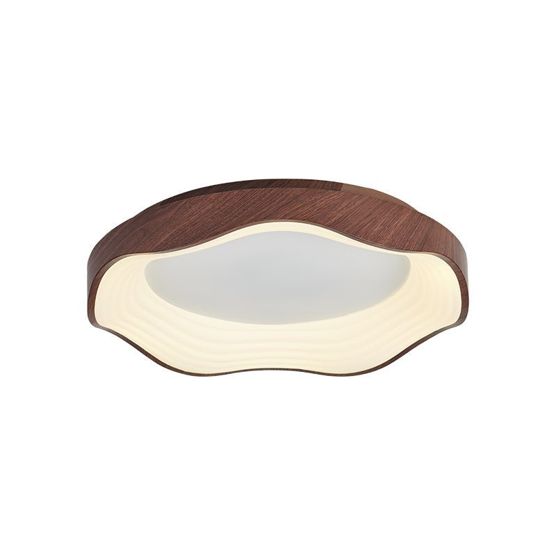 Delora Nordic Art Wave Plastic Ceiling Light-Neutral Decor