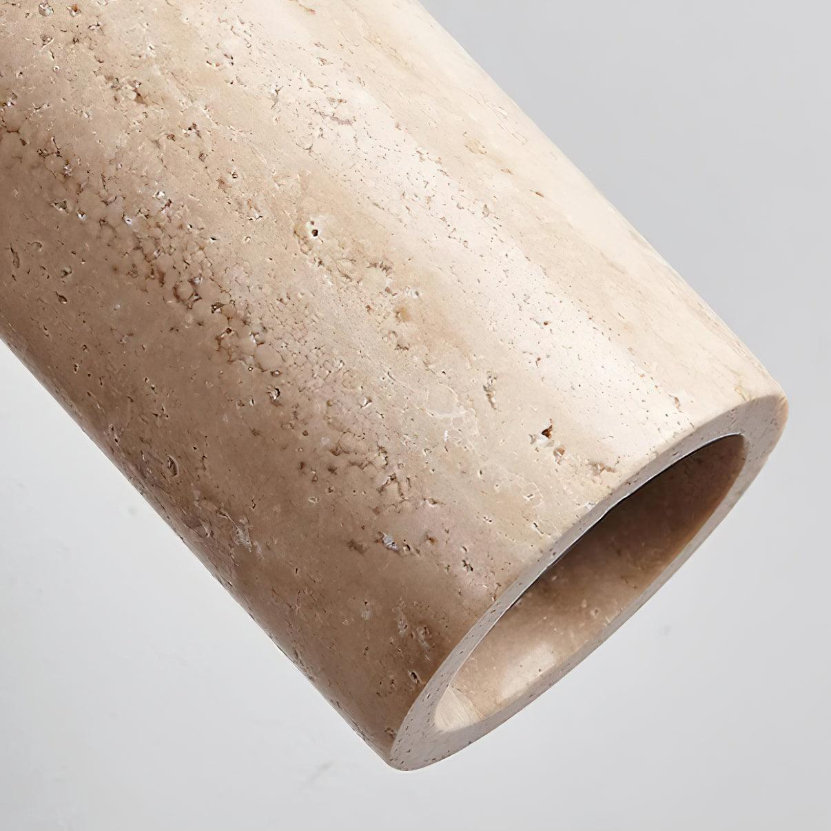 Delo Adjustable Travertine Wall Sconce-Neutral Decor