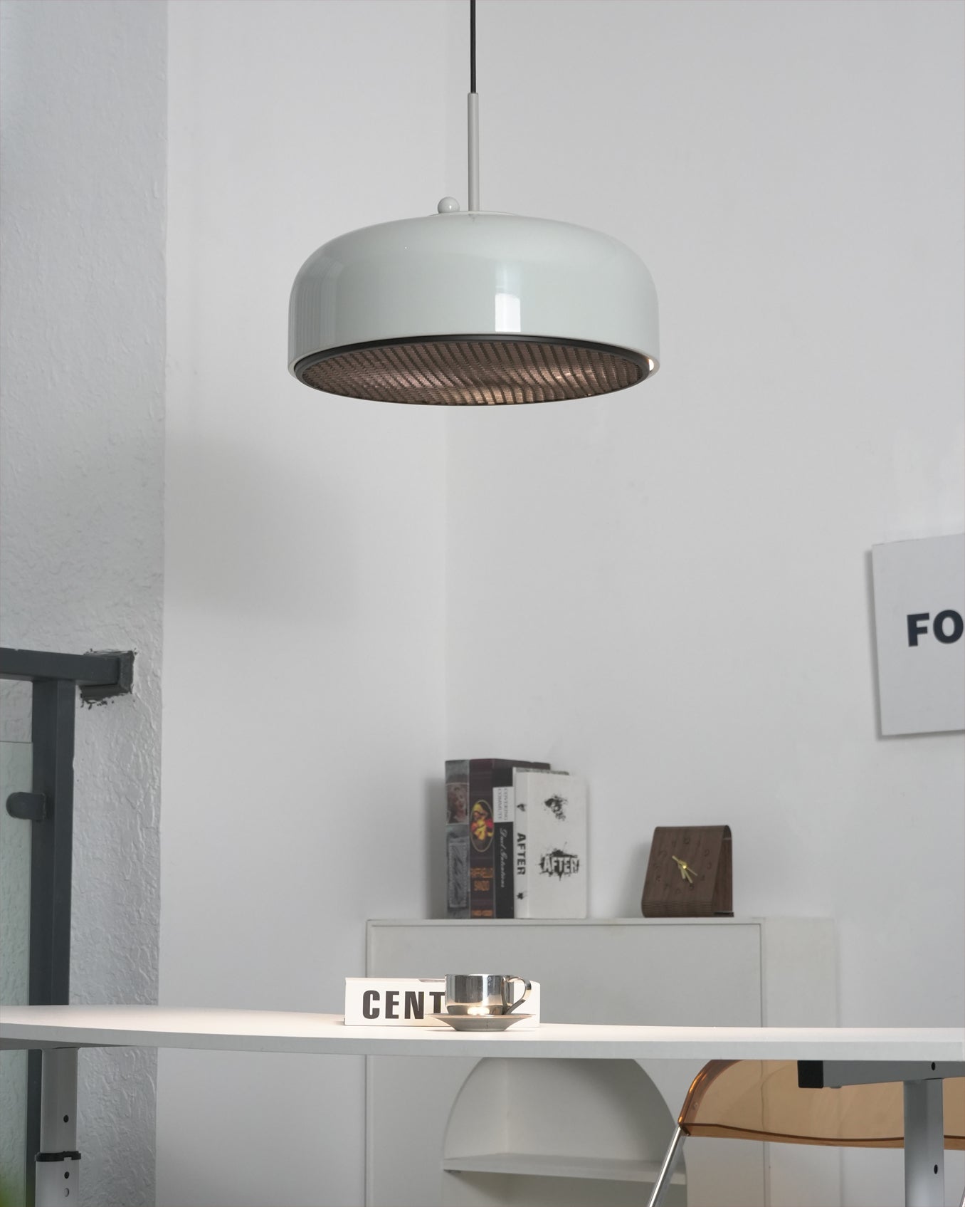 Lifestyle image featuring the Misha Pendant Light in a dining area.