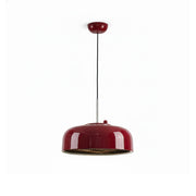 Misha Pendant Light in black, front view.