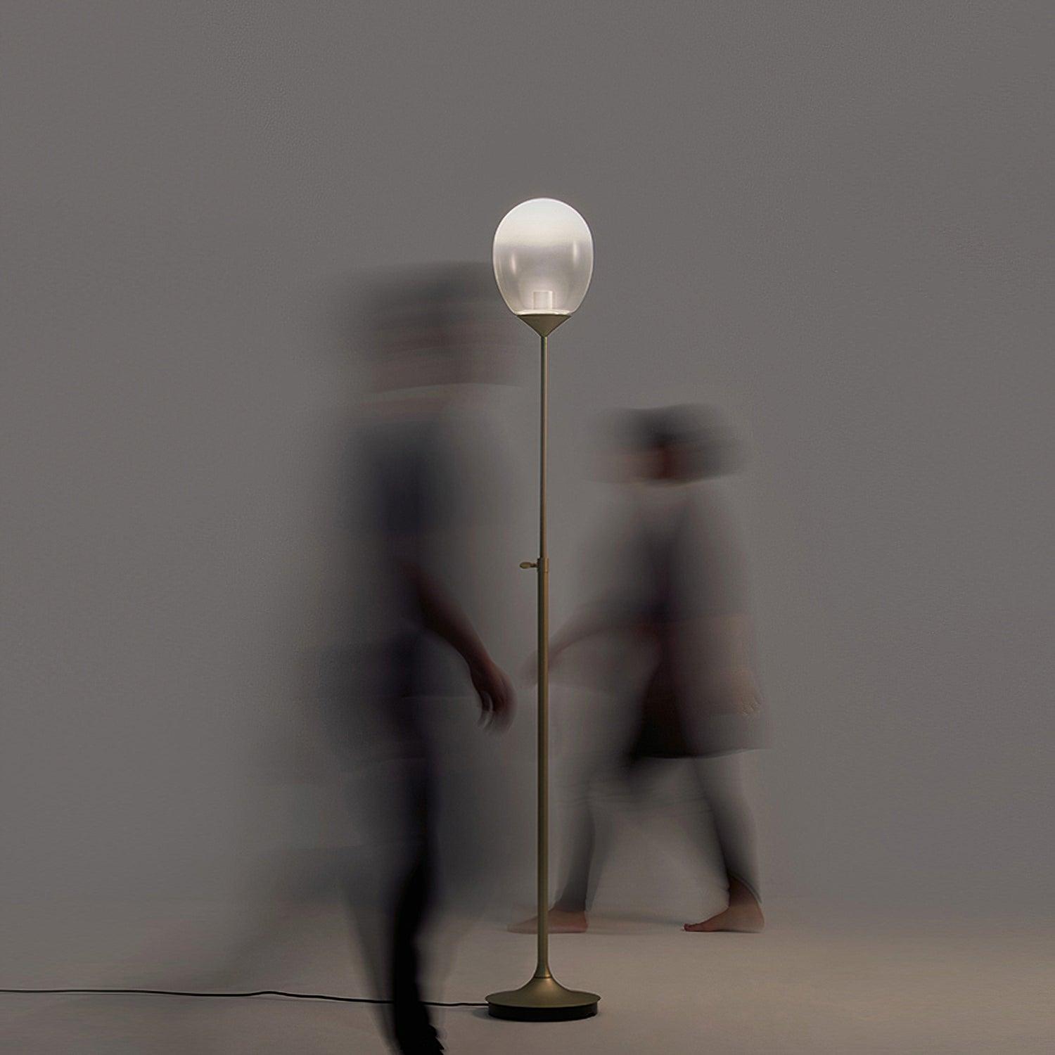 Unex Gold Glass Artistic Table Lamp-Neutral Decor