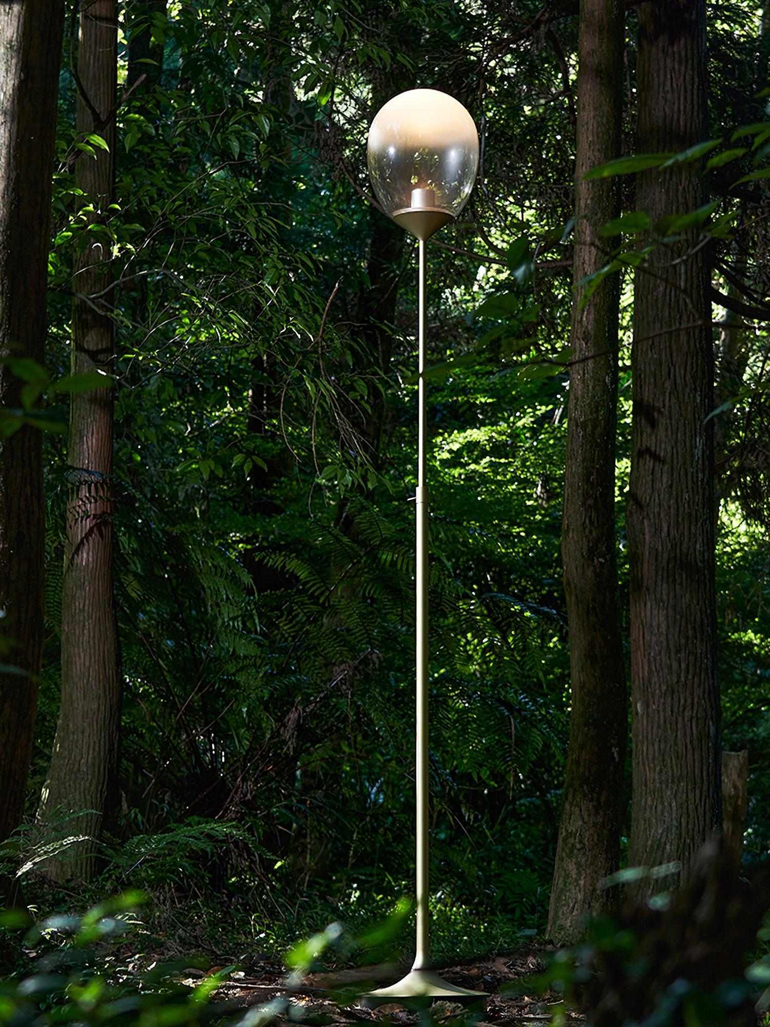 Unex Gold Glass Artistic Table Lamp-Neutral Decor