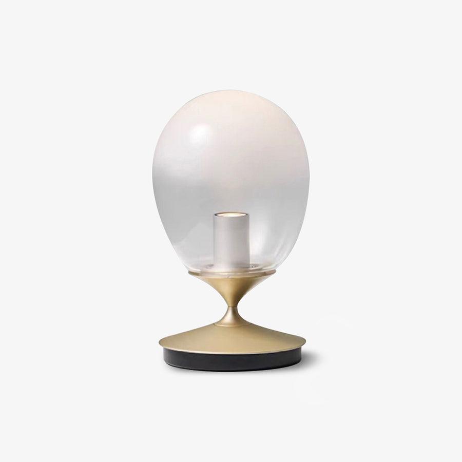 Unex Gold Glass Artistic Table Lamp-Neutral Decor