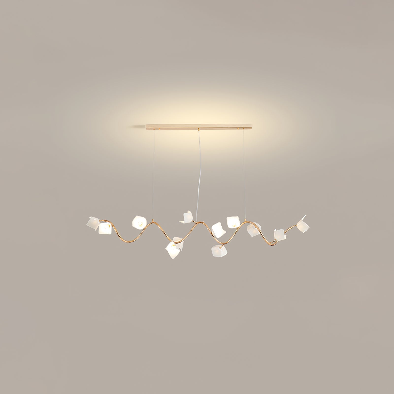 Arthearae Postmodern Luxury Flora Ceramics Chandelier-Neutral Decor