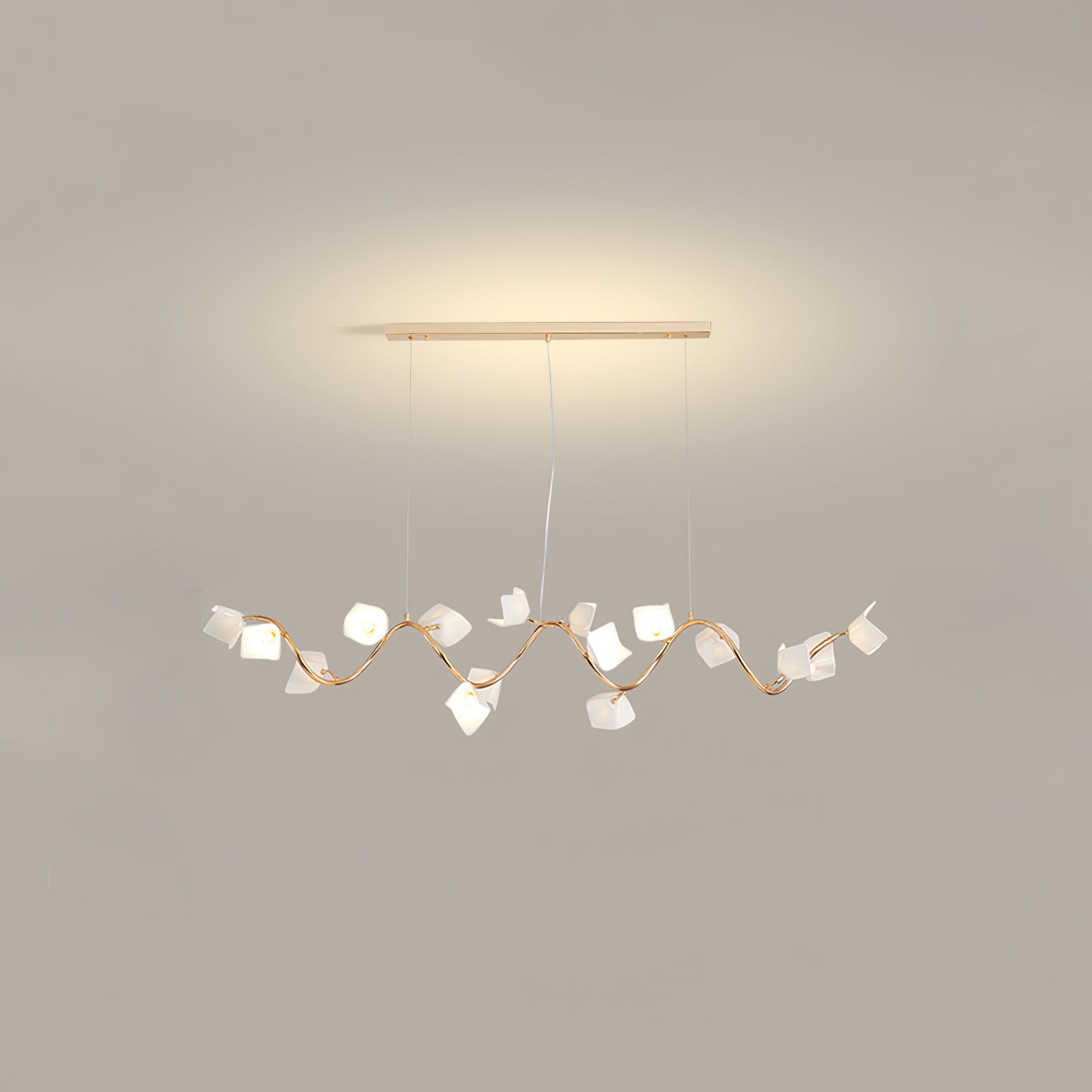Arthearae Postmodern Luxury Flora Ceramics Chandelier-Neutral Decor
