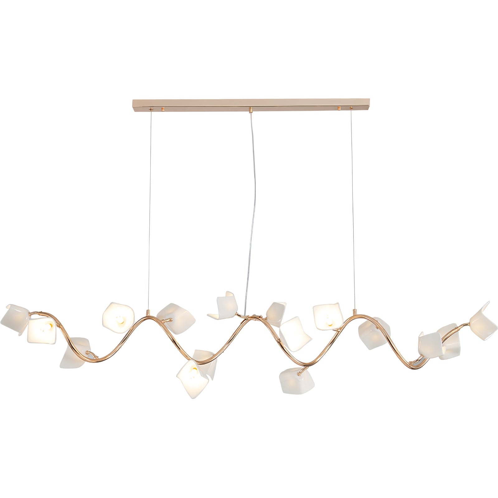Arthearae Postmodern Luxury Flora Ceramics Chandelier-Neutral Decor