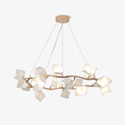 Arthearae Postmodern Luxury Flora Ceramics Chandelier-Neutral Decor