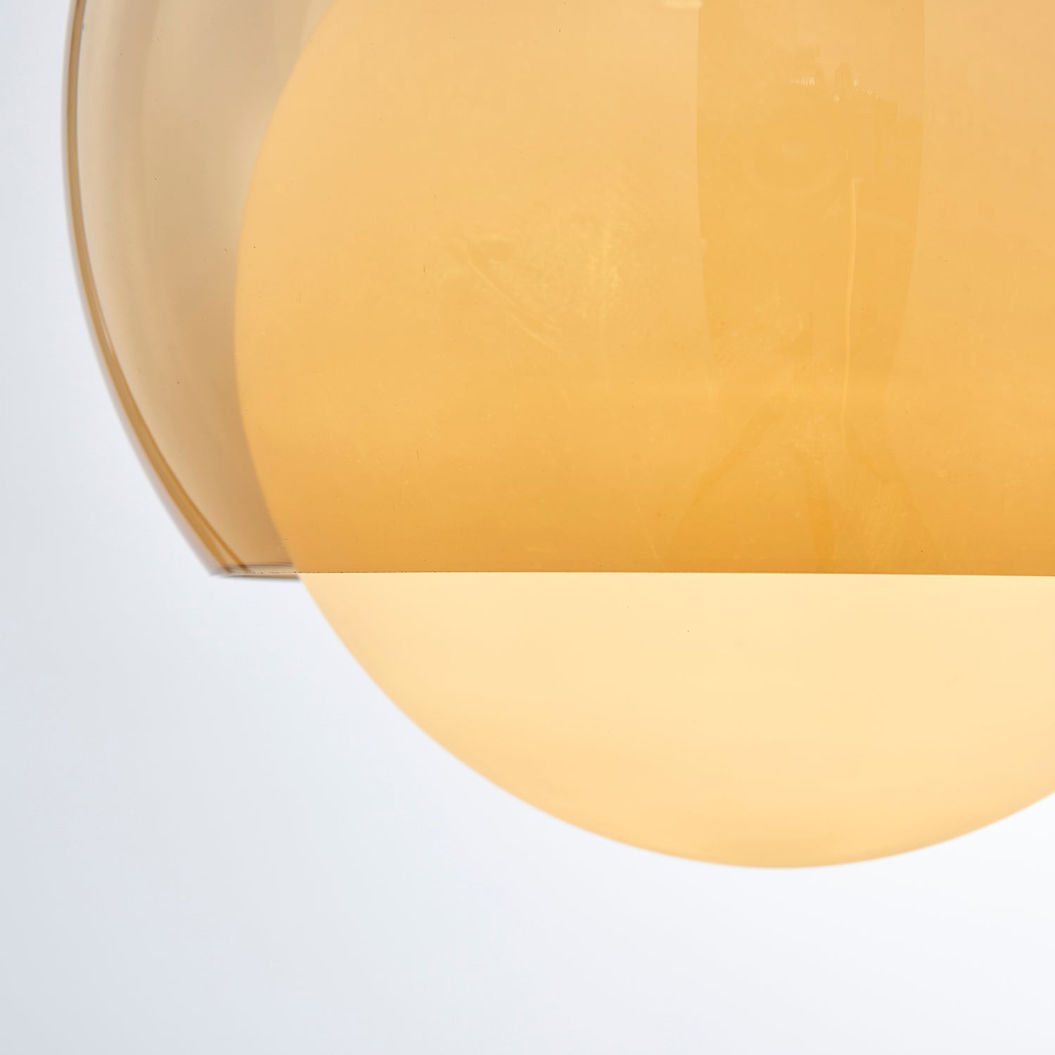 Pendant Light Double Globe Shade Glass Modern Minimalist Ambient