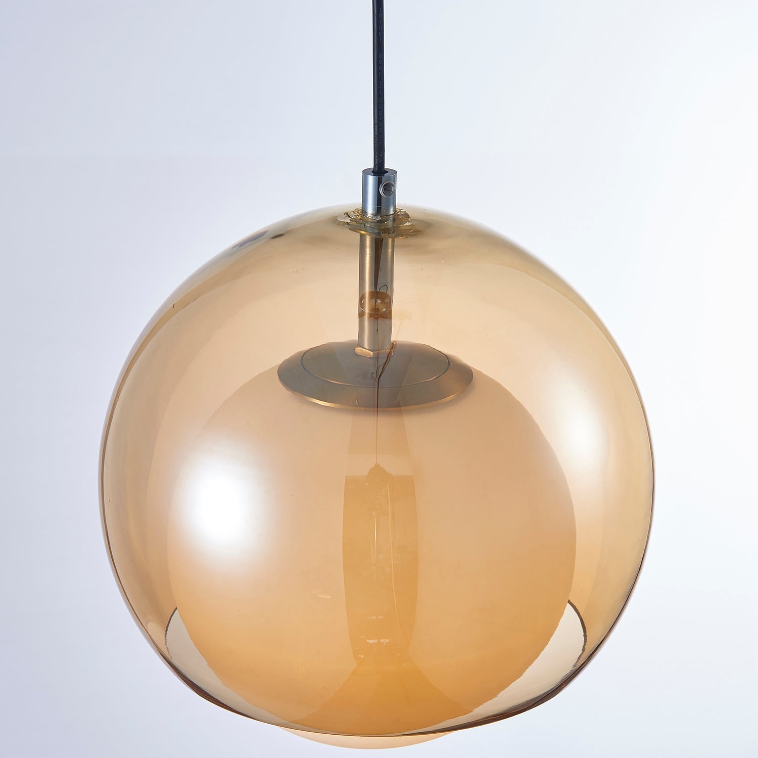 Pendant Light Double Globe Shade Glass Modern Minimalist Ambient