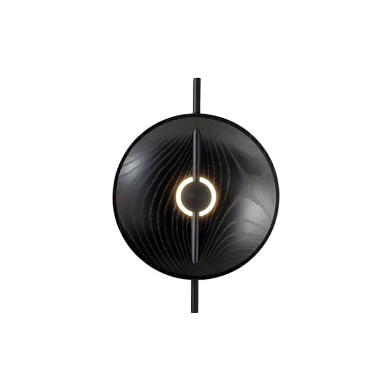 View from below the Mito Wall Lamp, showing the integrated LED light source.