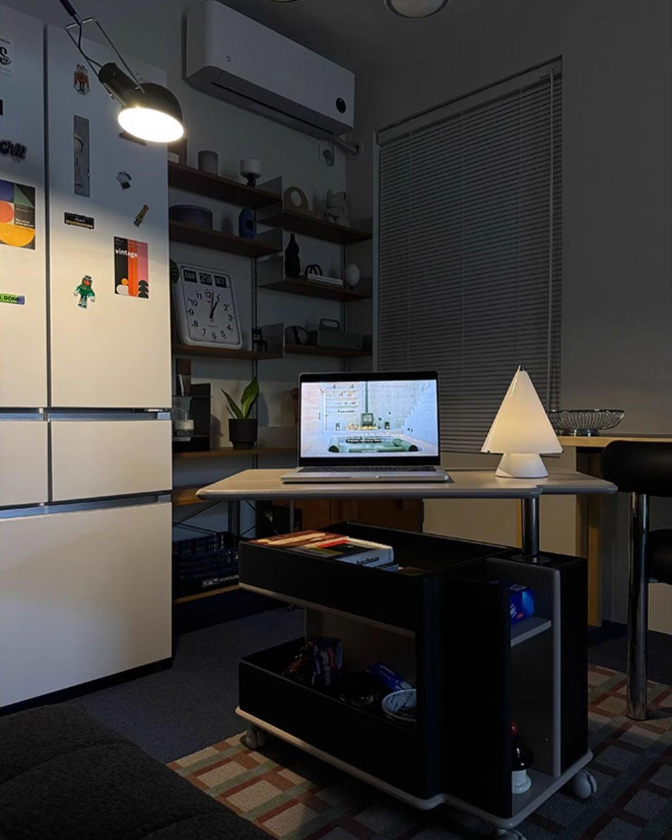 Lrtvin Minimalist Glass Table Lamp-Neutral Decor