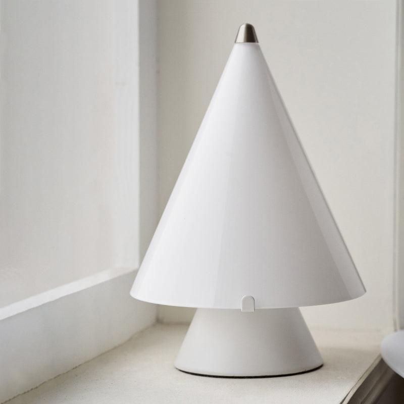 Lrtvin Minimalist Glass Table Lamp-Neutral Decor