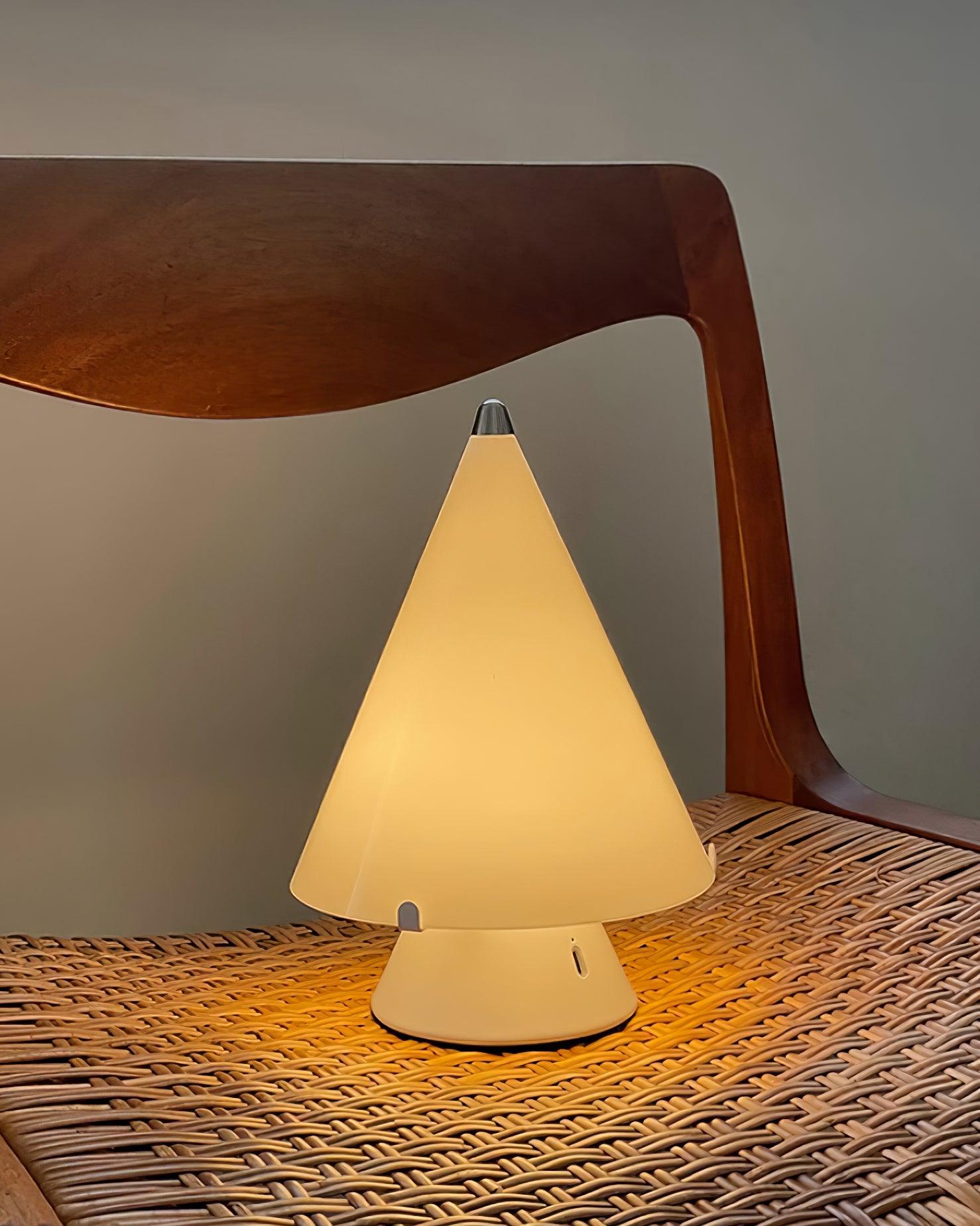 Lrtvin Minimalist Glass Table Lamp-Neutral Decor
