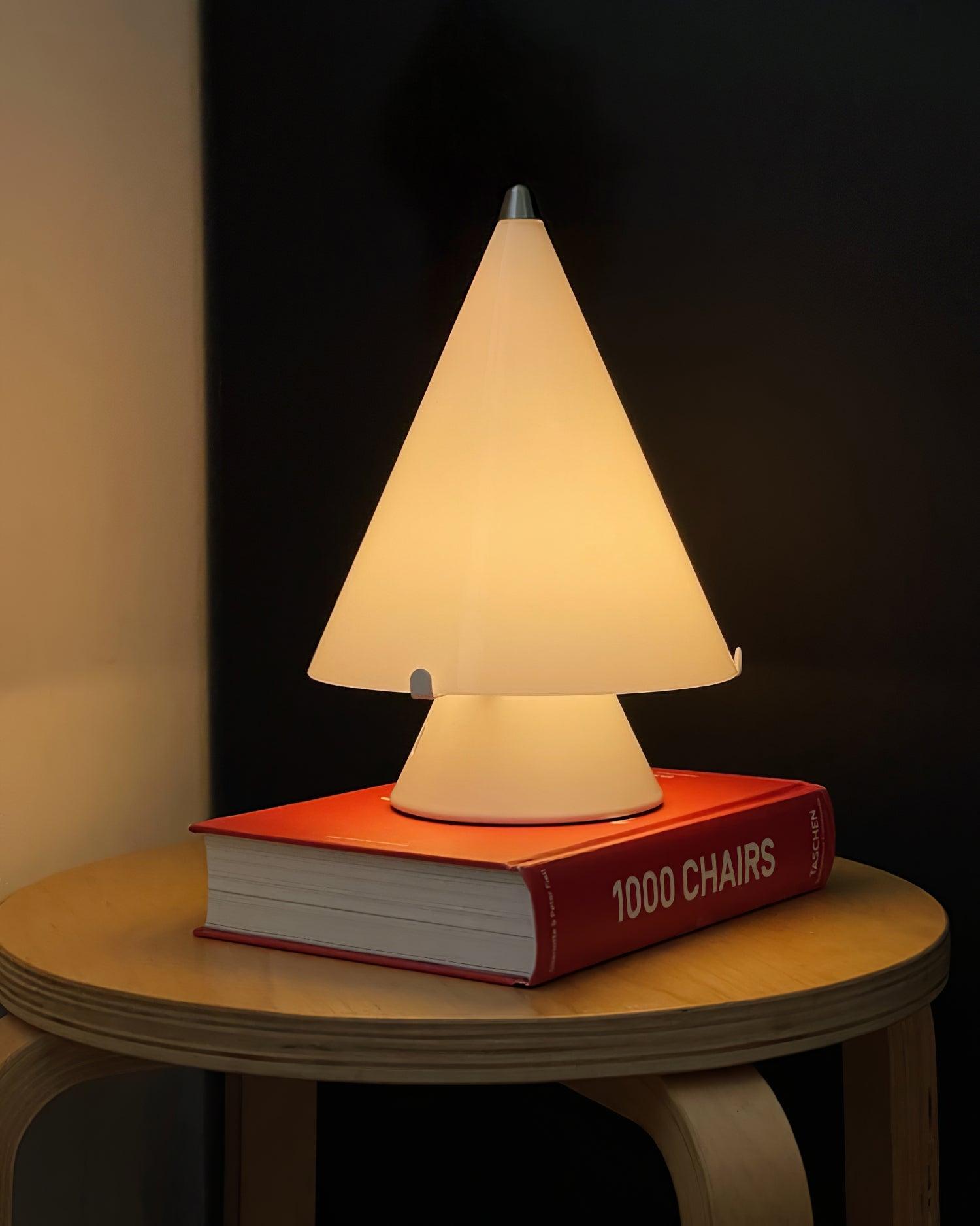 Lrtvin Minimalist Glass Table Lamp-Neutral Decor