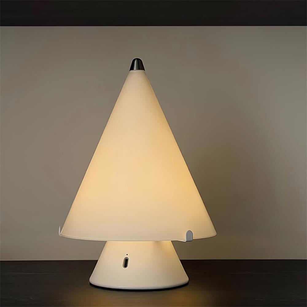 Lrtvin Minimalist Glass Table Lamp-Neutral Decor