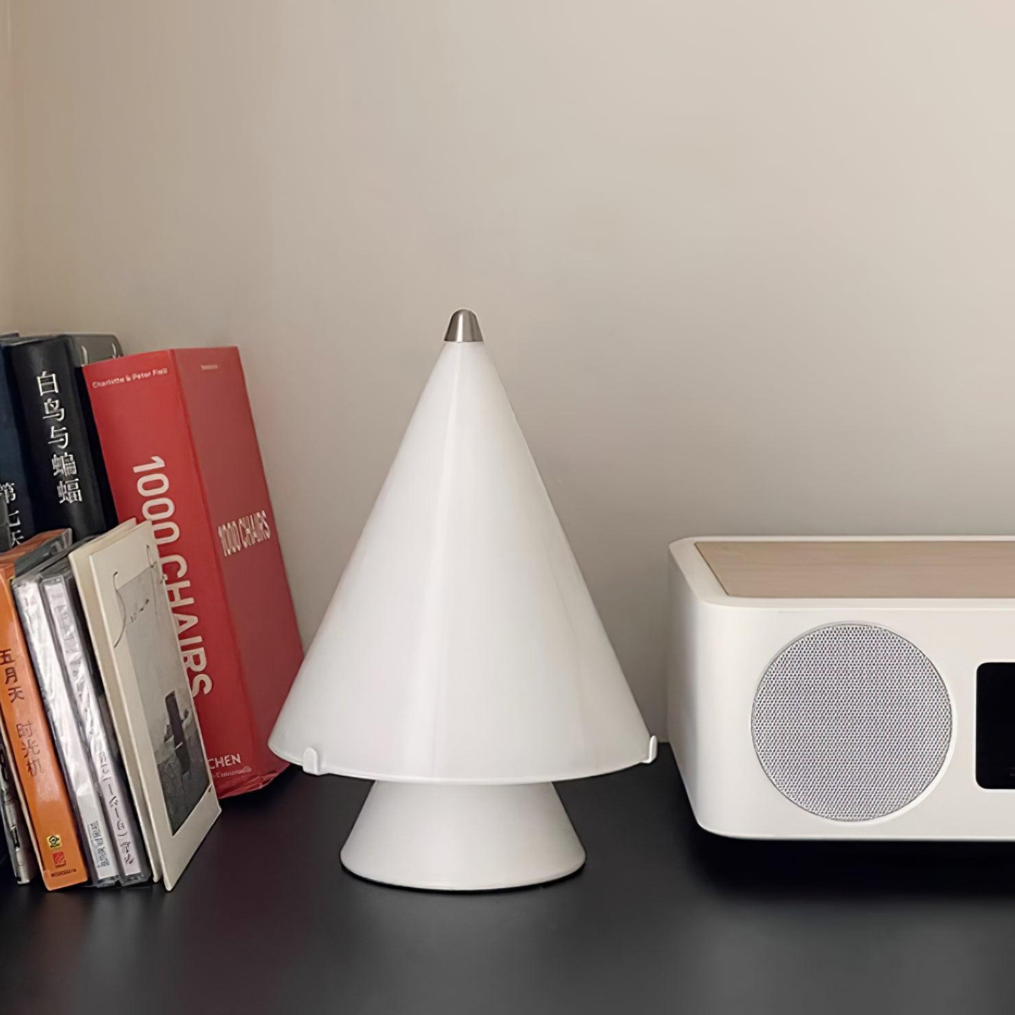 Lrtvin Minimalist Glass Table Lamp-Neutral Decor