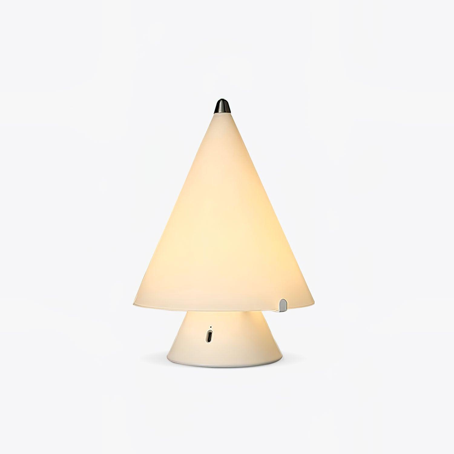 Lrtvin Minimalist Glass Table Lamp-Neutral Decor