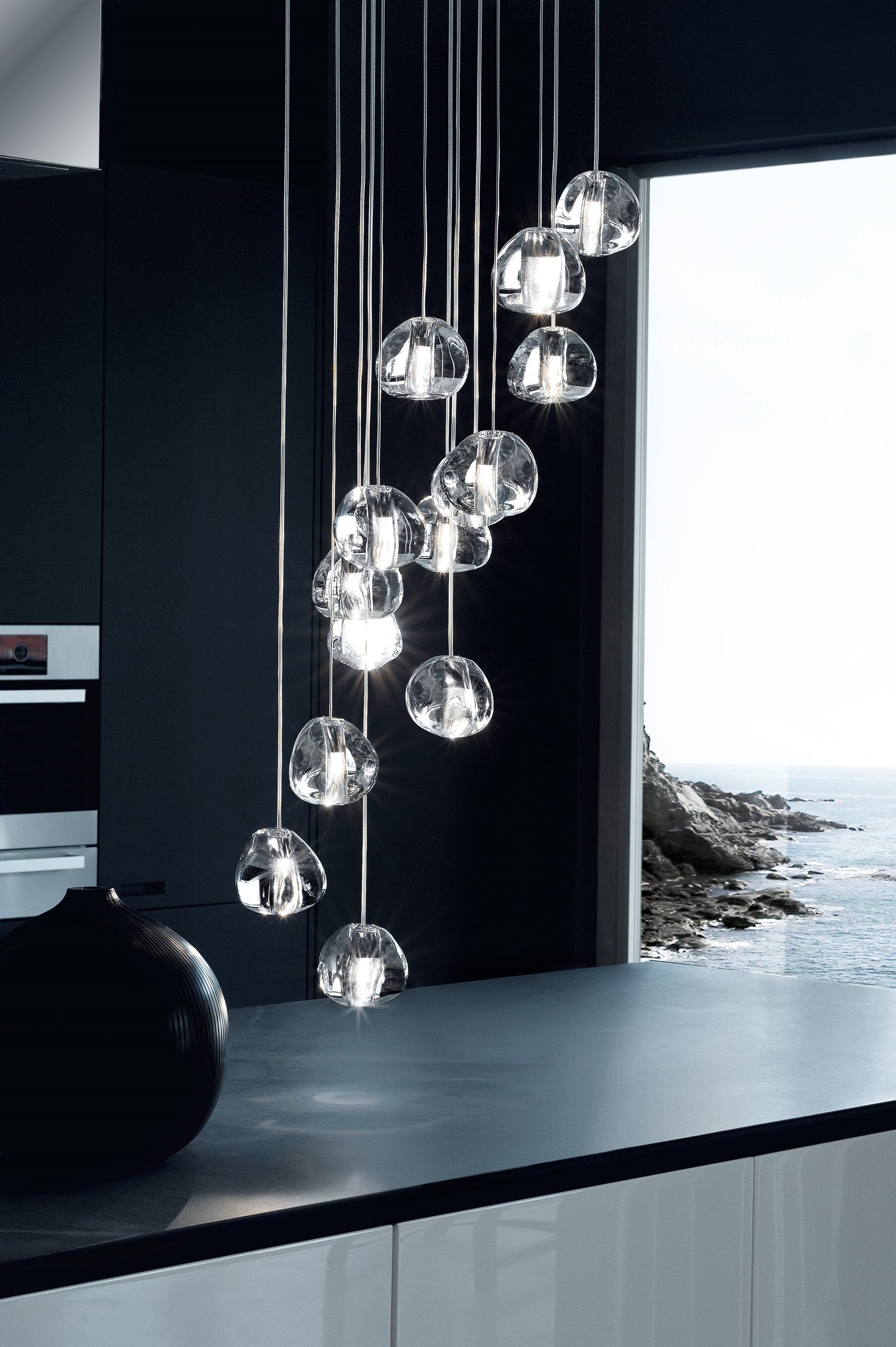 Gevlin Postmodern Luxury Cherry Crystal Pendant Lamp-Neutral Decor